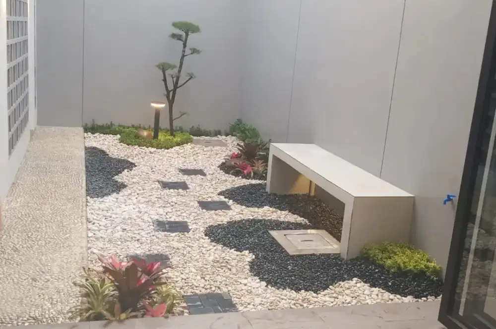 Jasa pembuatan taman rumput