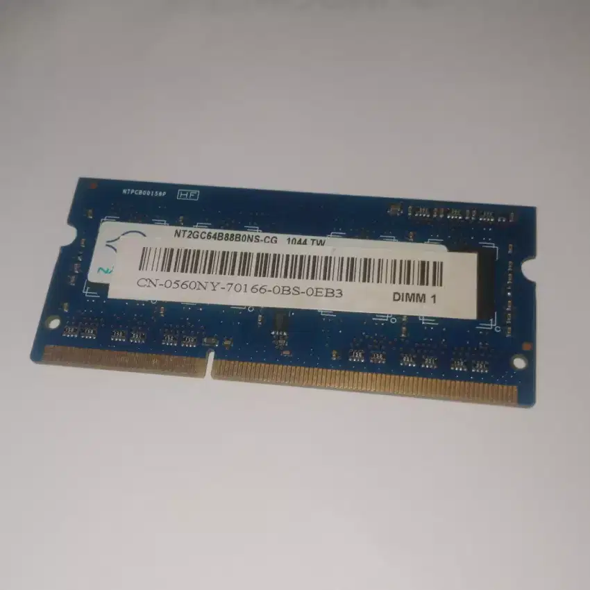 Memori Laptop DDR 1 dan DDR 2