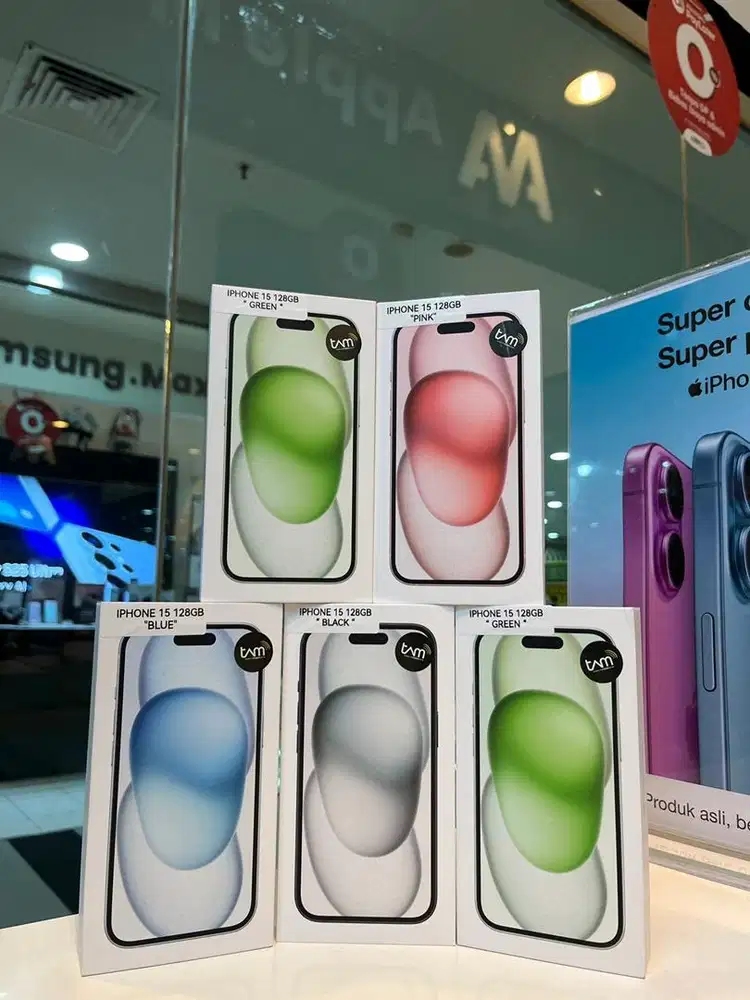 IPHONE 15 128 GARANSI RESMI 1thn IBOX