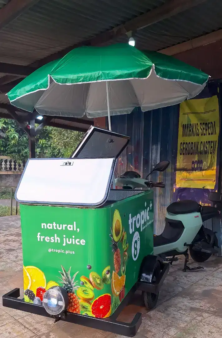 GEROBAK SEPEDA LISTRIK JUALAN/SEPEDA LISTRIK JUALAN/SEPEDA GEROBAK