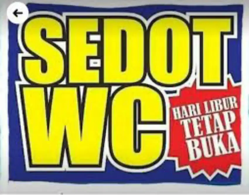 Sedot WC Mampet
