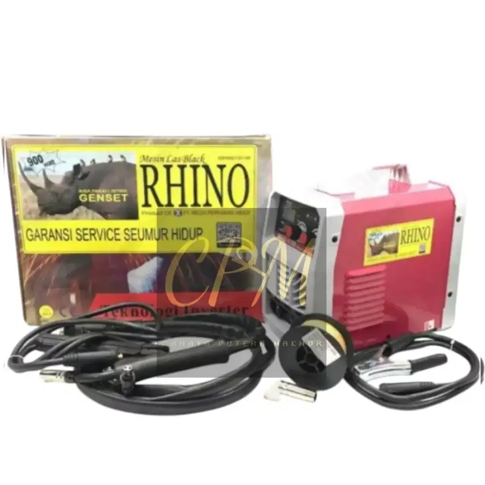Mesin Las Listrik CO Flux Core Gasless RHINO MIG 130 Tanpa Gas CO2