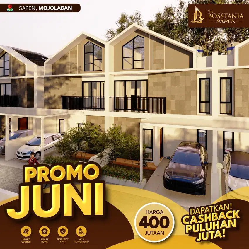 Cluster Eksklusif 2 Lantai di Dekat UNS Solo