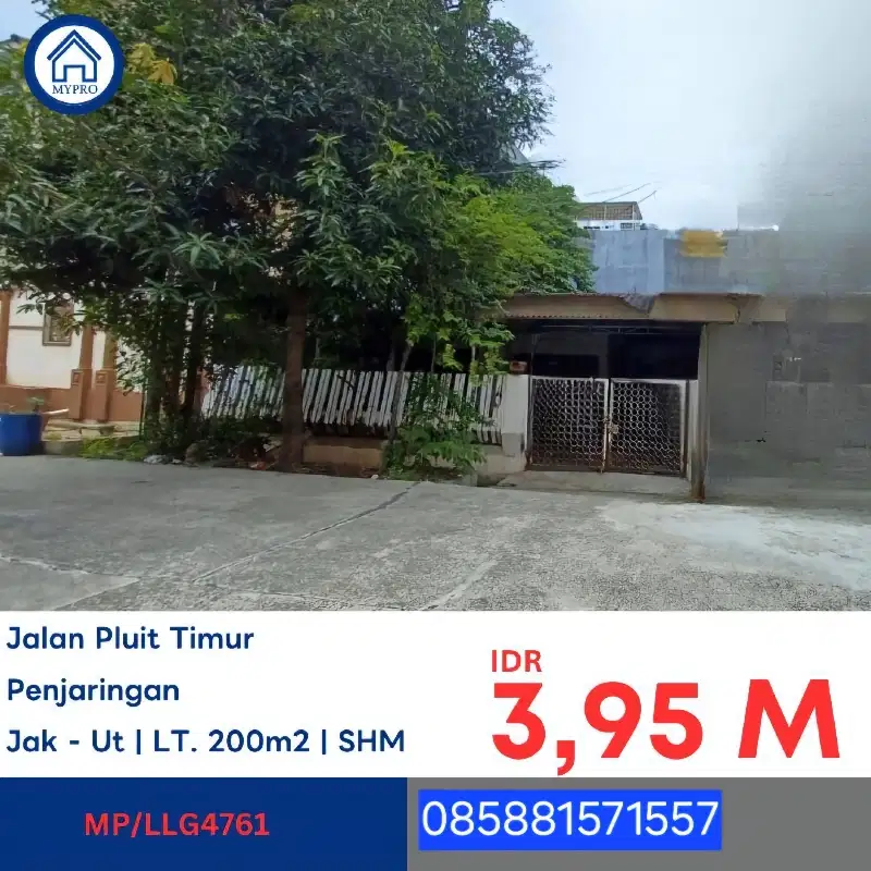 JUAL CEPAT RUMAH PLUIT CASH ONLY