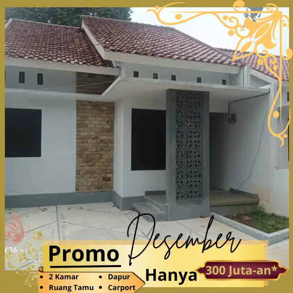 Rumah siap huni desain mewah dilokasi strategis dekat jalan BOMANG
