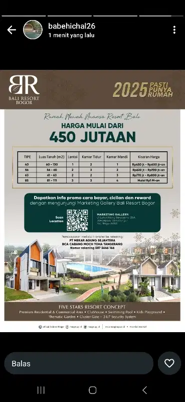 rumah bogor bernuansa bali