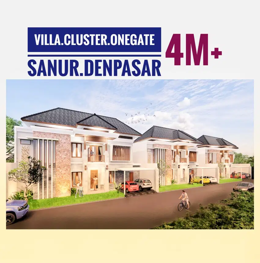 Jual Rumah Mewah Cluster Onegate Sanur Denpasar Bali