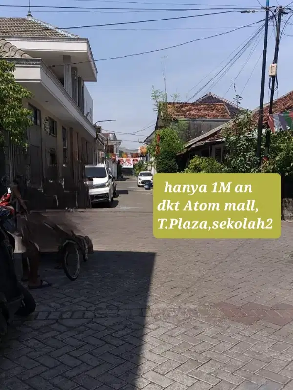 Rumah 1M an dkt Atom mall,T.plaza,BPN surabaya