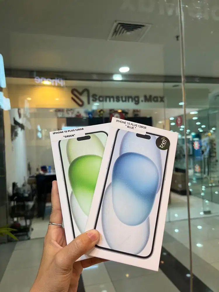 IPHONE 15 plus 128GB GARANSI RESMI IBOX 1thn