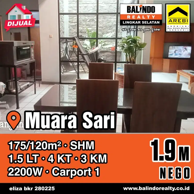 rumah bgs muara sari