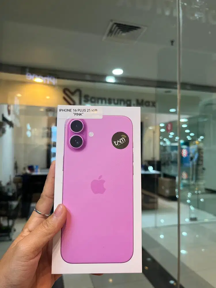 IPHONE 16 plus 256GB GARANSI RESMI IBOX 1thn