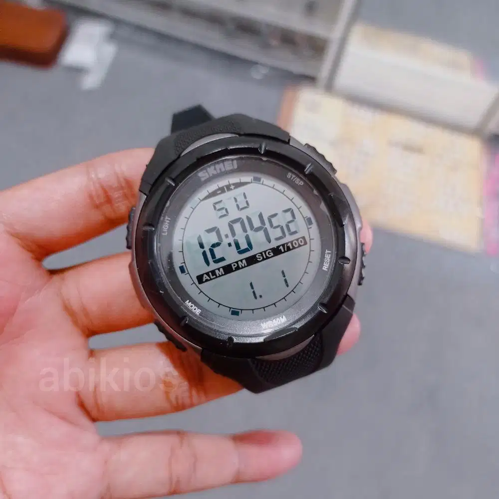 hobi jam keren ab1025 water resist black full