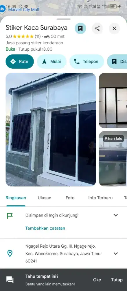 Stiker kaca sundblas dll