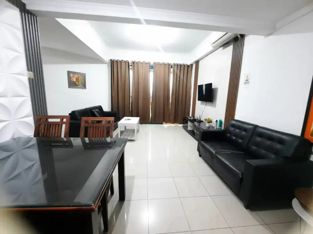 Sewa Harian  3 BR Apartemen Puri Kemayoran Furnished lantai 26