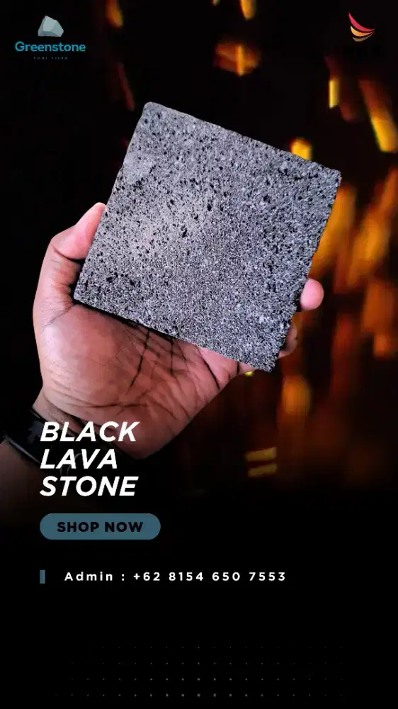 Batu Candi (Black Lava Stone)