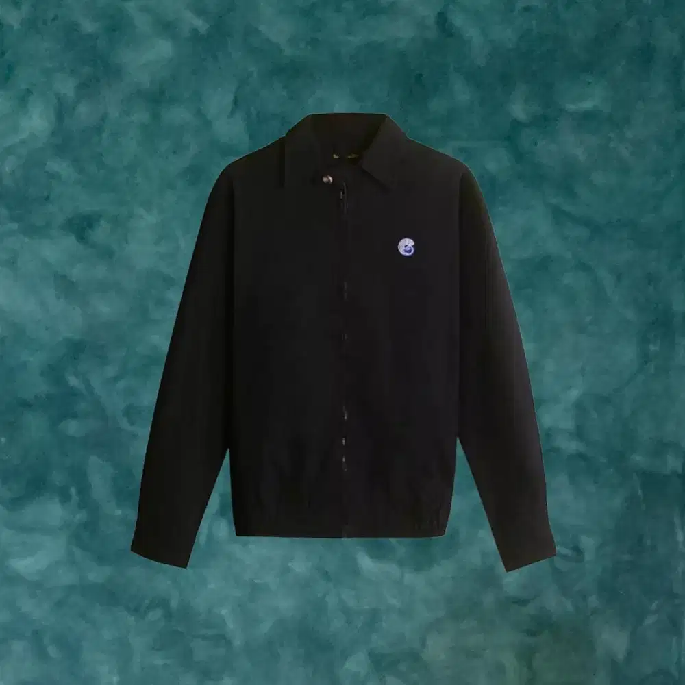 Jaket Trucker Guten Inc Fraser Black Harrington Jacket Twill Pria Ori