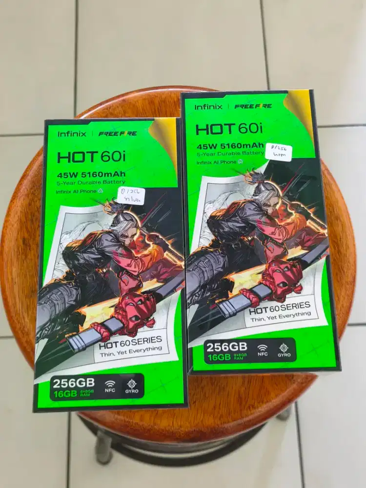 New Infinix hot 60i 8/256gb