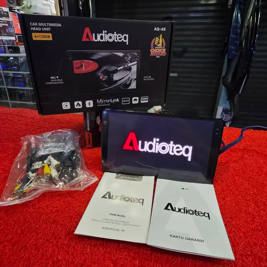 Head Unit Android Audioteq AQ-A9 NFC 4GB+128GB Suport 360 10 in
