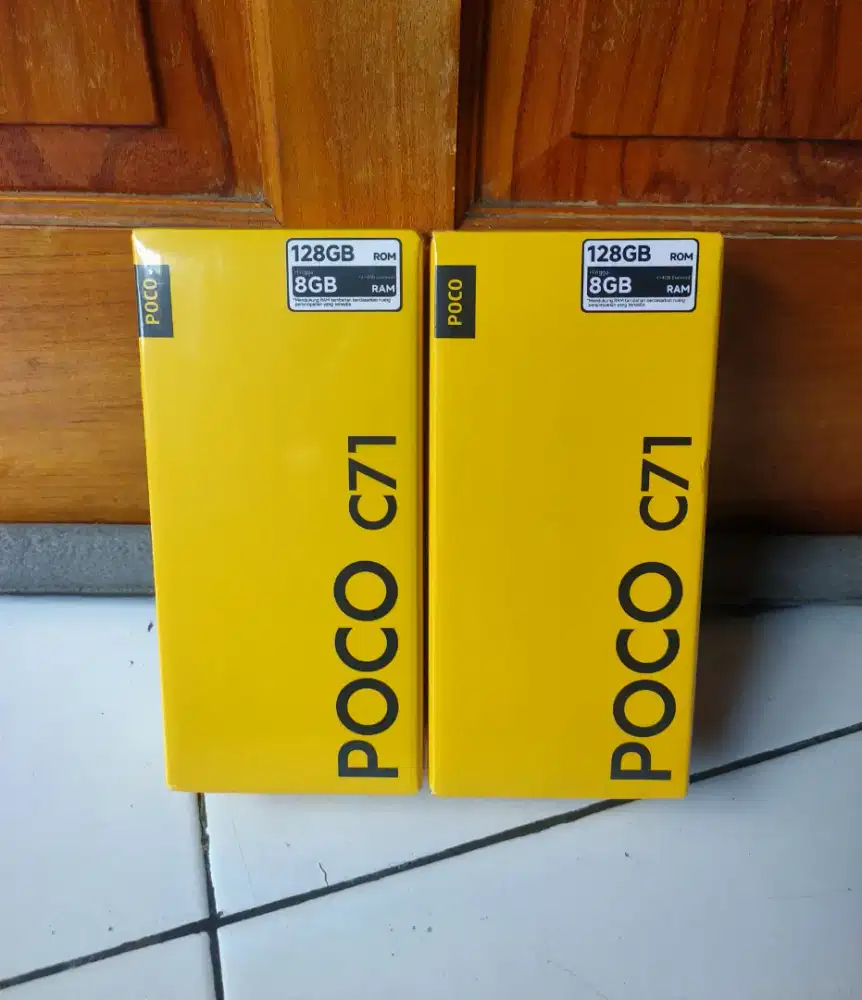 Poco C71 4+4/128 New Garansi Resmi