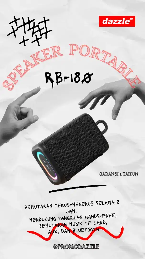 SPEAKER ROBOT RB180
