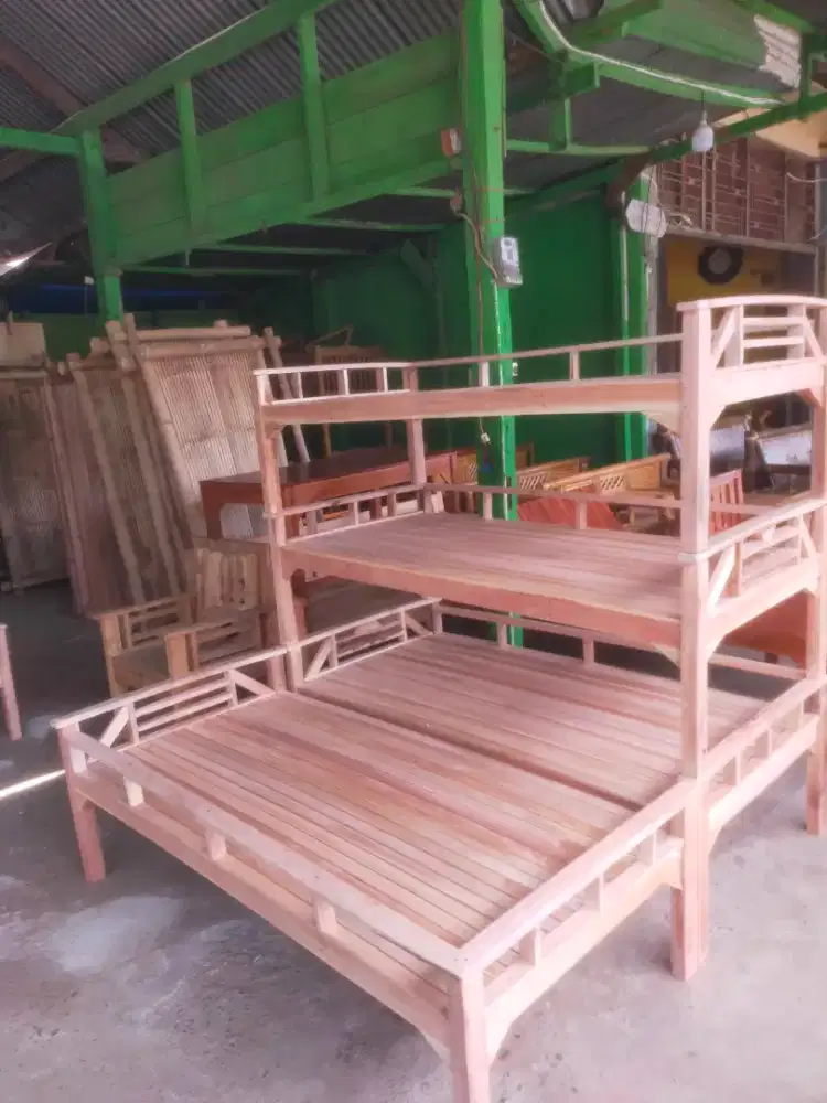 Jual bale bale kayu tangga lipat tirai gulung dan laen2