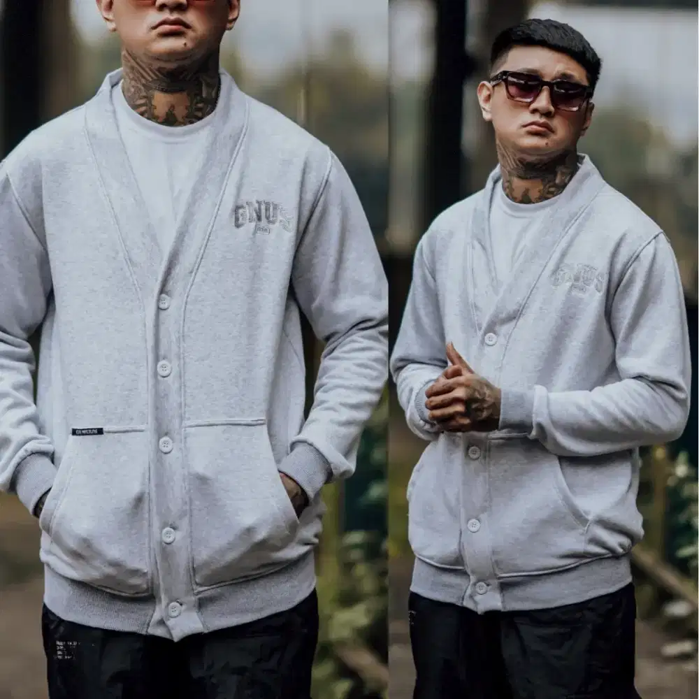 Jaket Sweater Cardigan Pria Kasual / Jaket Cowok / Jaket Korea  Pria