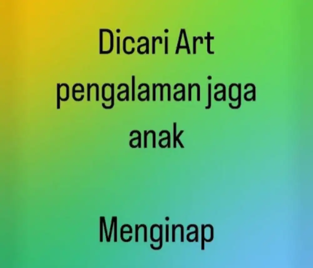 ART DAN JAGA ANAK