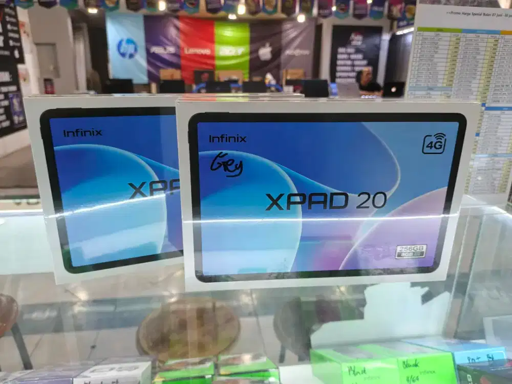 Tab tablet pad Infinix Xpad 20 4G simcard 8/256 Baru nego ori segel