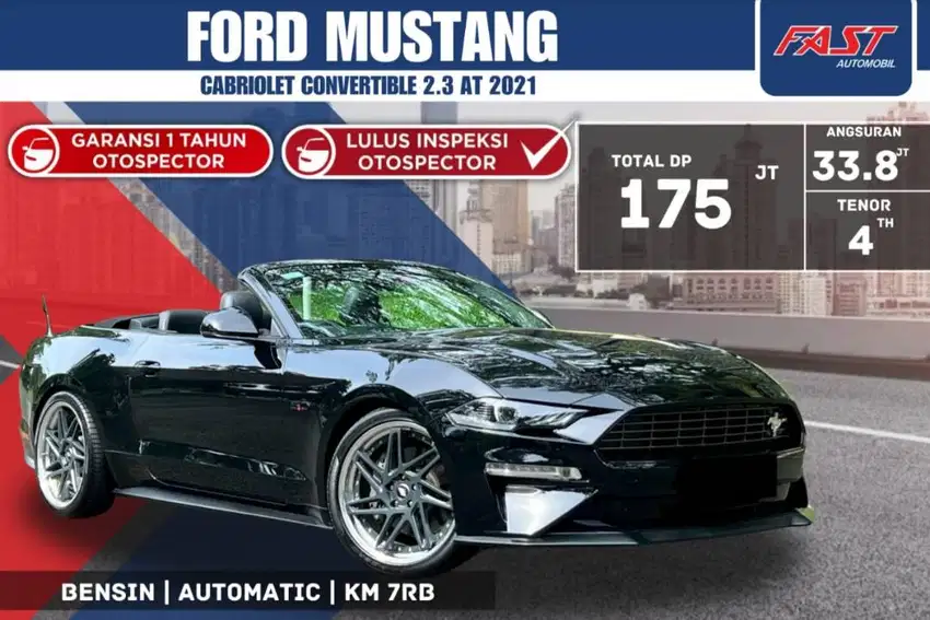 FORD MUSTANG CABRIOLET CONVERTIBLE 2021 2.3 AT KM.7RB #F7ST