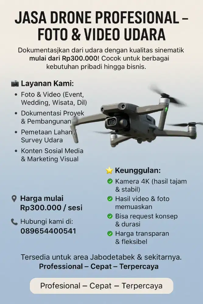 Jas drone profesional