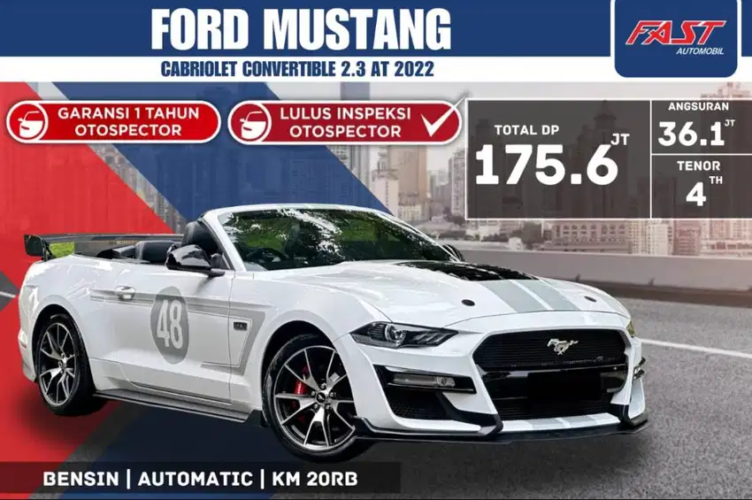 FORD MUSTANG CABRIOLET CONVERTIBLE 2022 2.3 AT HIGH PERFORMANCE #F5ST