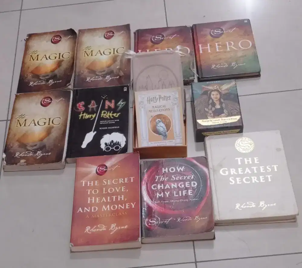 Paket buku series the secret English dan indo murah