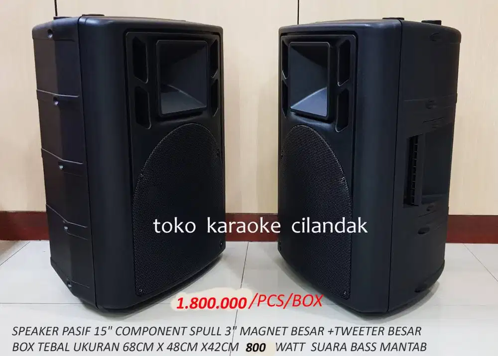 SPEAKER PASIF 15 COCOK UNTUK KARAOKE RESTORAN CAFE SENAM MASJID MUSHOL