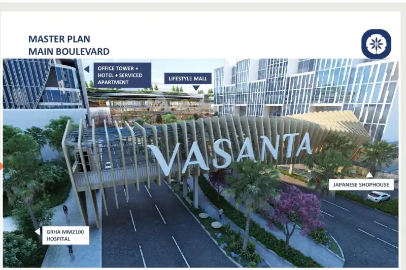 Apartemen Vasanta Innopark by Mitsubishi Jepang