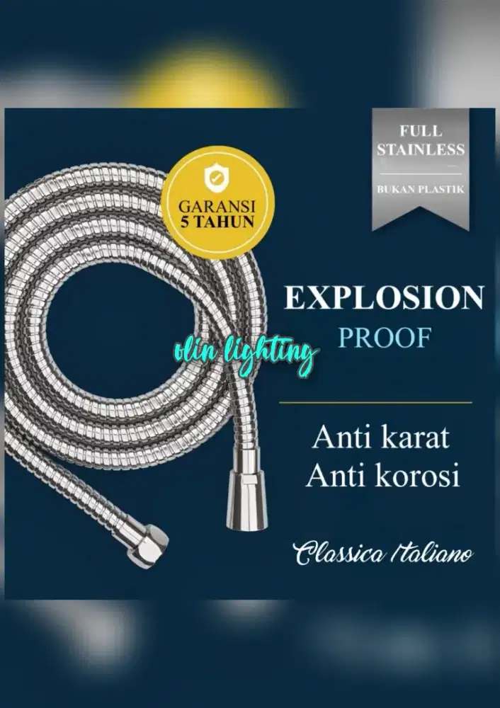 selang shower stainless baru