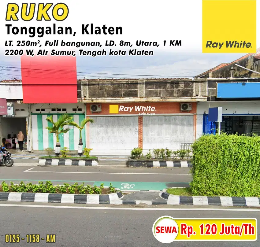 Disewakan Ruko Tengah Kota Klaten Dekat Alun Alun Kawasan Bisnis