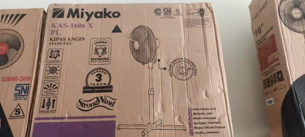 kipas angin berdiri berbagai merk