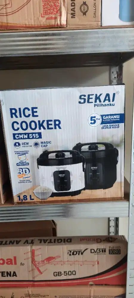 Rice cooker 1.8, 1.2, dan 0.8 liter