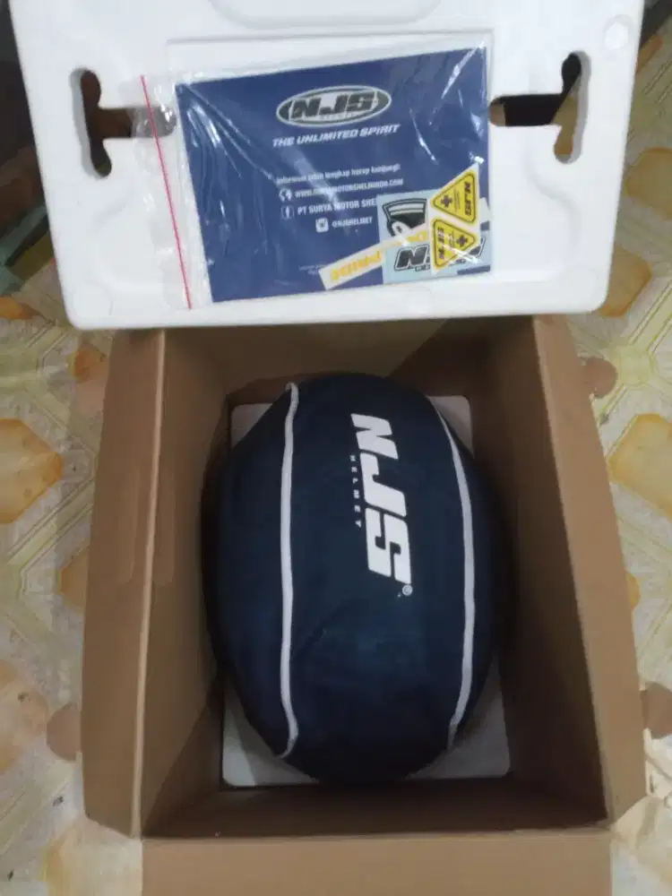 Helm NJS Kairoz DV Matrix Black&Blue