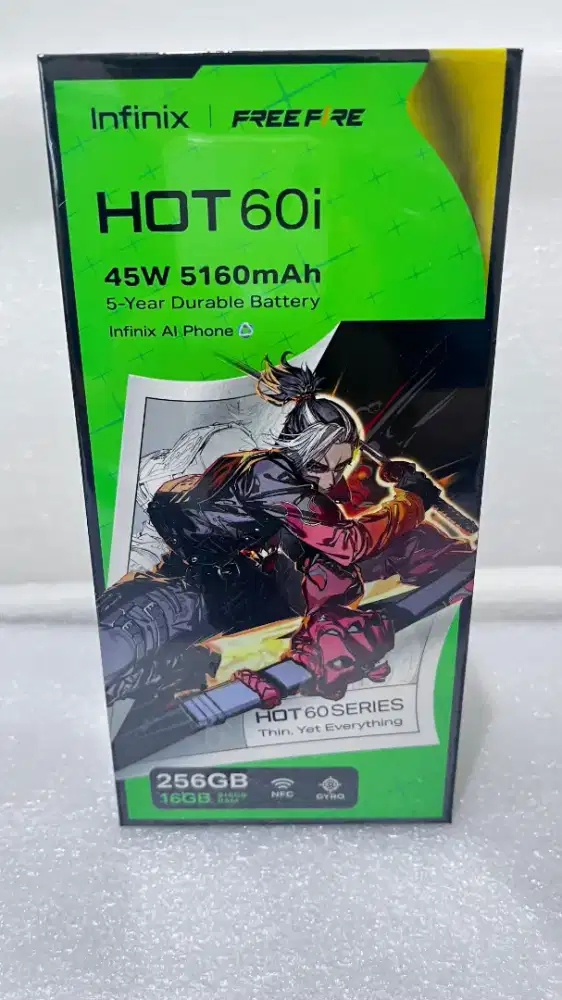 INFONIX HOT 60i 8/256 GARANSI RESMI