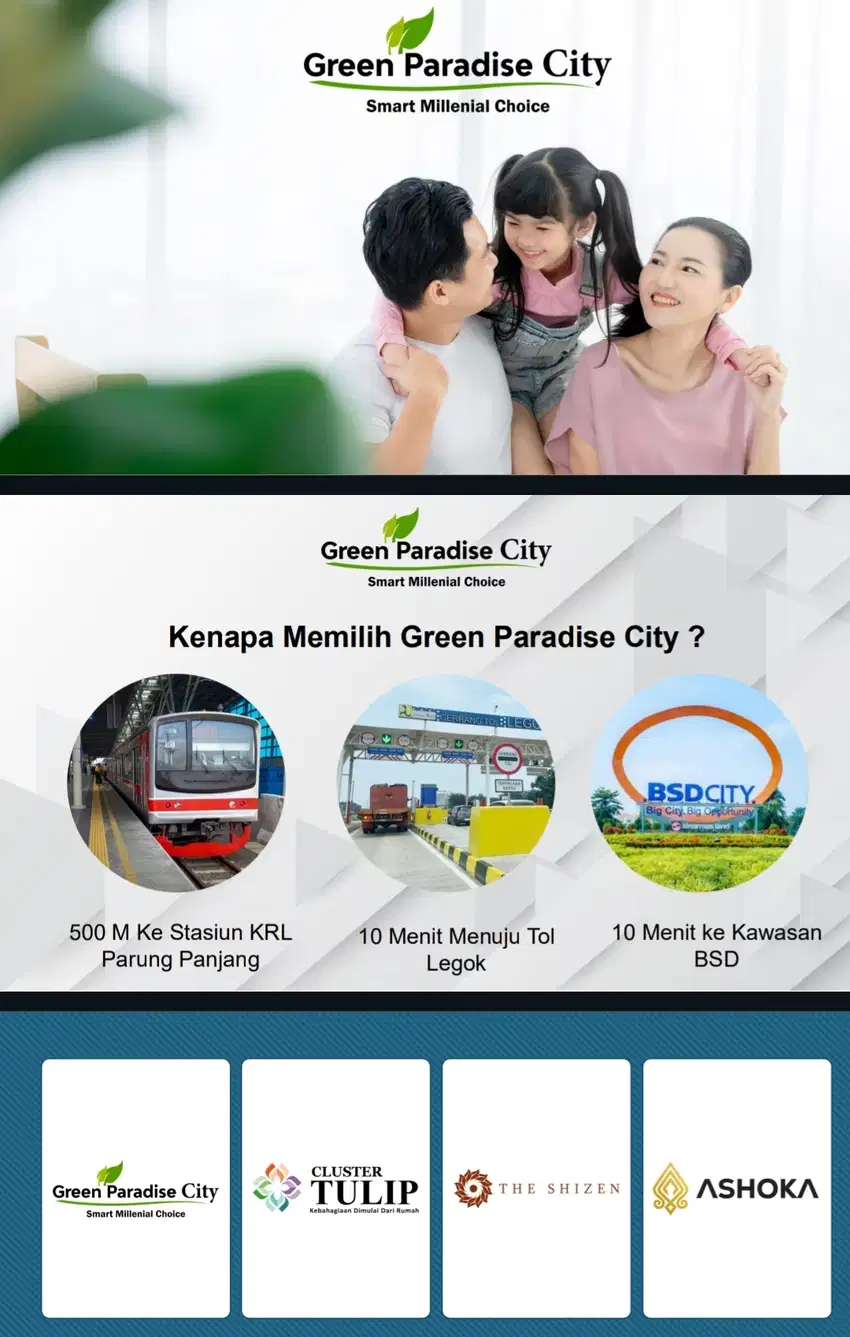 Modal 200rb langsung Akad. Dekat Stasiun Parung Panjang dan Toll Legok
