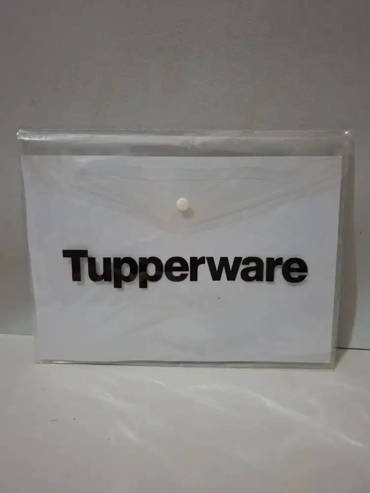 Map Plastik Transparan/ Clear Holder dan Berkancing