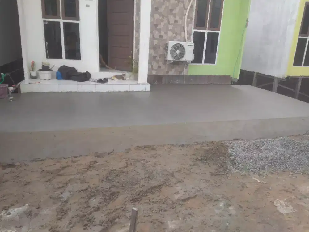 Jasa tukang cor halaman