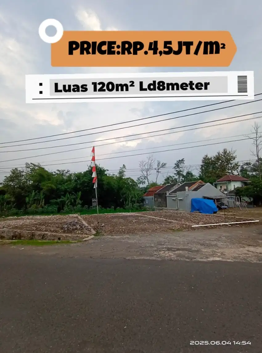 Jual Tanah Kavling Strategis Minomartani dkt keKampus
