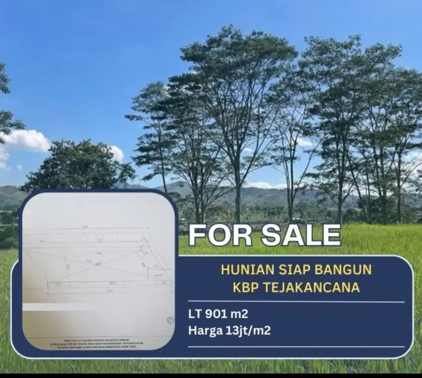 Murah Tanah kavling view danau kota baru parahyangan, bandung