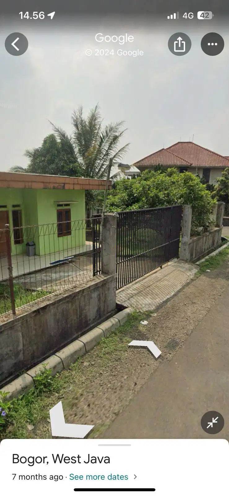 Jual Tanah dapat kontrakan di Dermaga IPB bogor