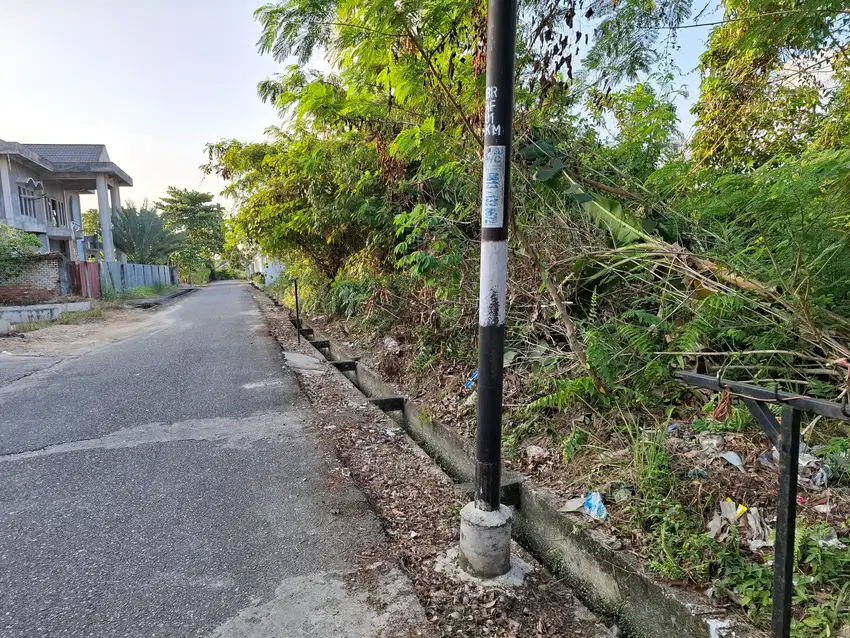 Tanah 14x47m jl Rawa wiri Parit Indah kota Pekanbaru