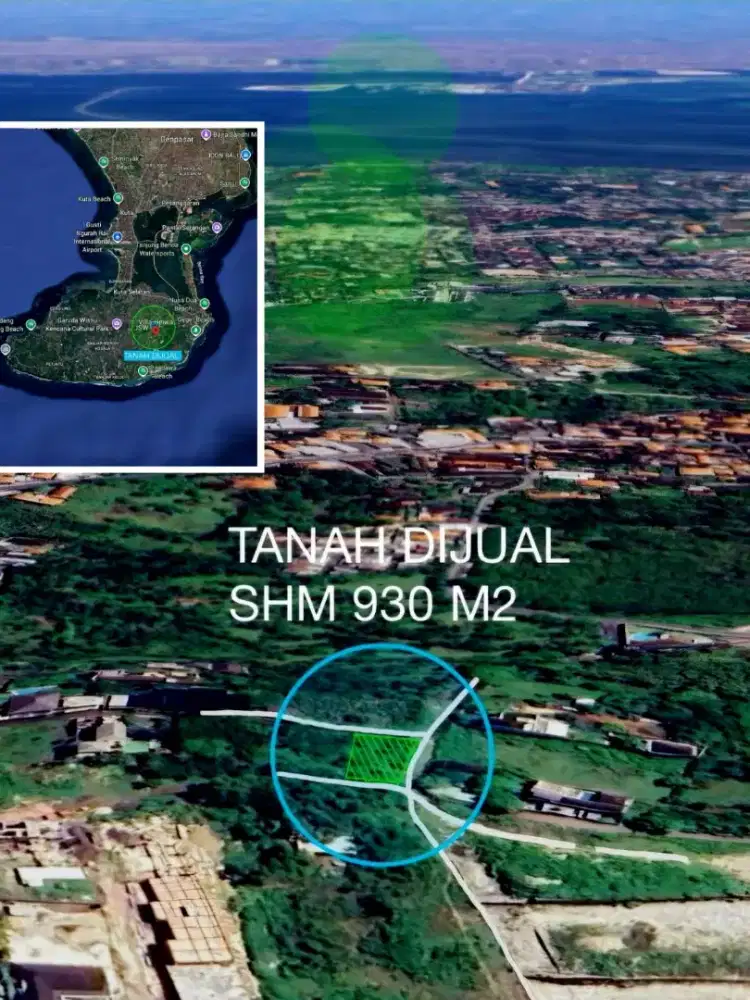 DIJUAL CEPAT TANAH EKSLUSIF UNTUK INVESTASI DI TANJUNG BENOA, BALI