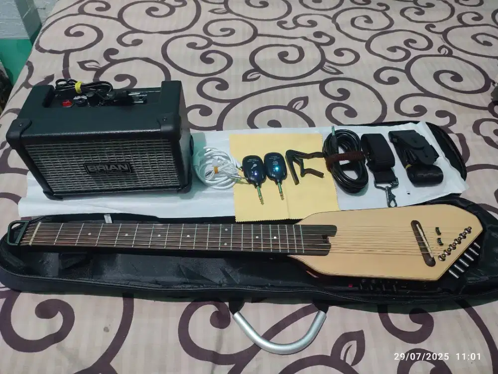 Guitar donner hush i-Pro nature colour