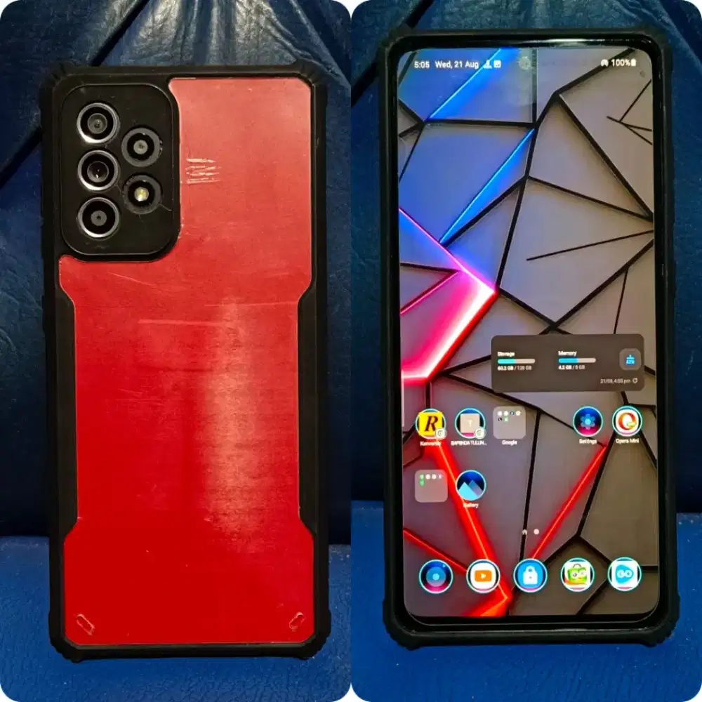 Samsung galaxy A52 second normal